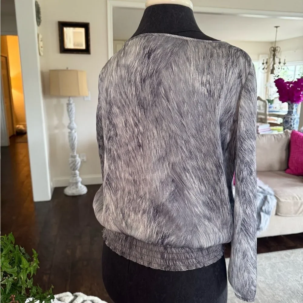 Gray Michael Kors top size small